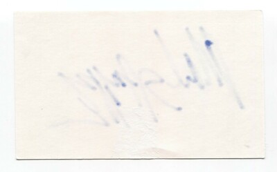Mark Miller Signed 3x5 Index Card Autographed Signature Sawyer