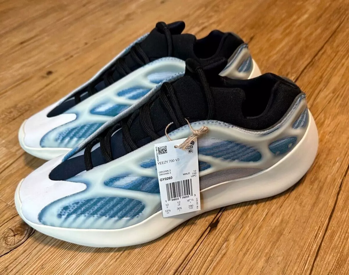 Adidas Yeezy 700 v3 Kyanite sz 12.5 GY0260 Blue eBay