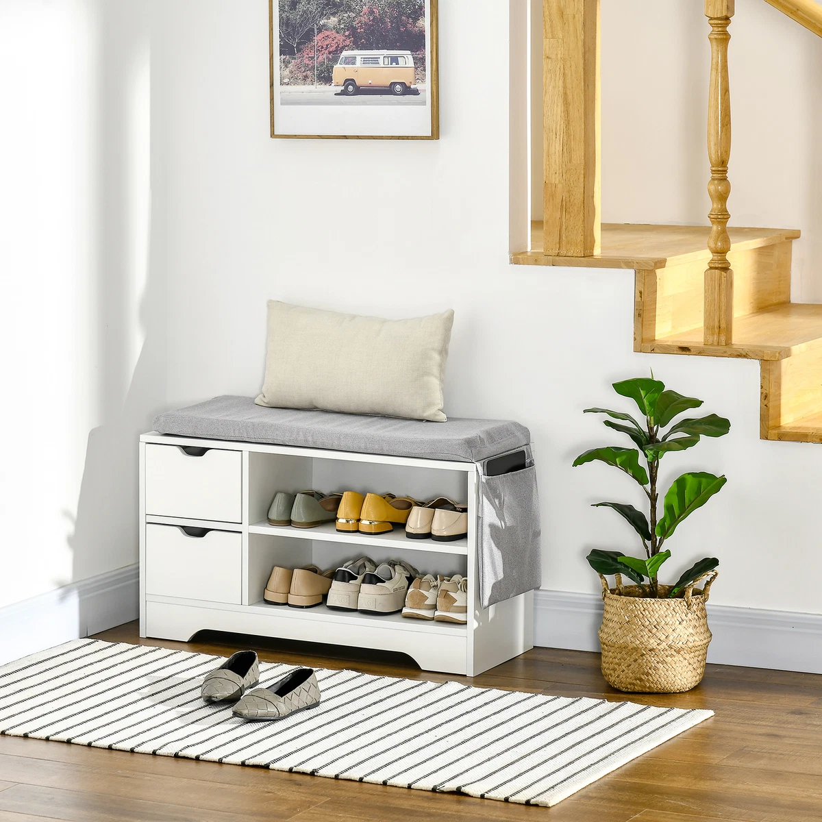 Shoe seat hotsell and storage