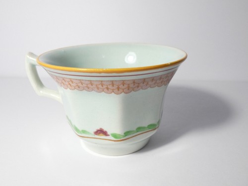 SOLO TAZA DE TÉ CAROLYNN PINTADA A MANO ADAMS INGLATERRA CALYX WARE DE COLECCIÓN - Imagen 11 de 11