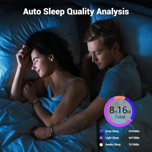 Fitness Tracker with Sleep Monitor, Activity Tracker with Step and Calories Coun - 第 4/12 張圖片
