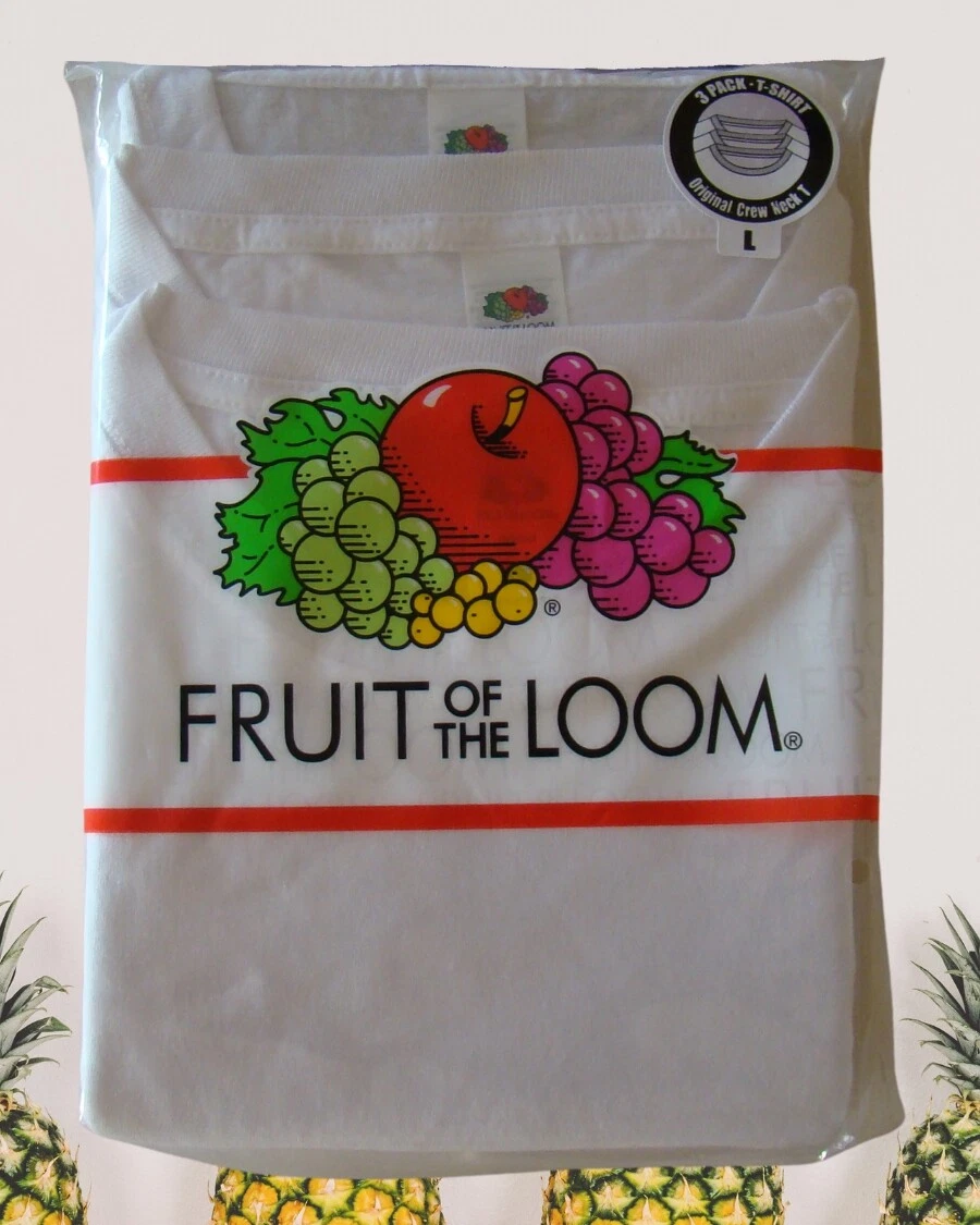 Fruit of the Loom - Confezione da 5 magliette, L
