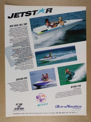 1992 UltraNautics Jetstar Jet Boat Seaflash 1240 Wetbike 1240