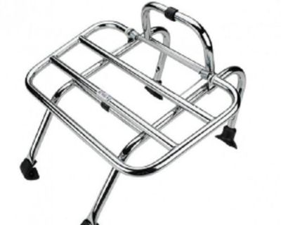PORTAPACCHI PORTAPACCO ANTERIORE Piaggio Vespa Px 150 2001-2008 Cromato Faco EUR 59,50 - IT - Foto 12