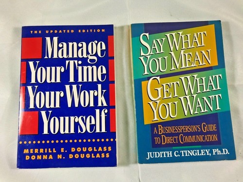 Set of 2 Books on Direct Communication and Time Management - 第 1/5 張圖片