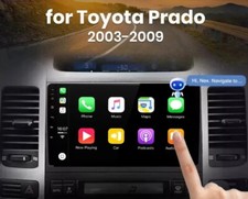 RADIO 2 DIN 9" PER TOYOTA LAND CRUISER PRADO 120 BLUETOOTH NAVIGATORE CARPLAY 