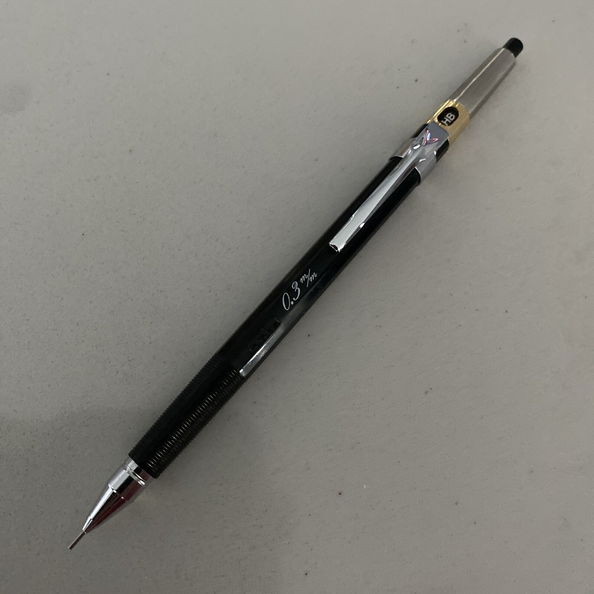 Vintage RARE Pentel Graph PMG 0.3mm Old Version Gold Ring Vintage RARE Pentel Graph PMG 0.3mm Old Version Gold Ring