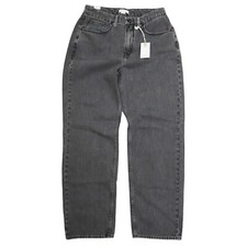 Good American GOOD 90'S WIDE LEG JEANS GNI999BT BLACK239 Size 10/30 Inseam 32"