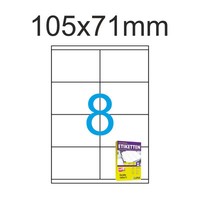 105X71Mm Etiketten Weiß 400 Blatt A4 3200 Luma Aufkleber 105X71 Bedruckbar