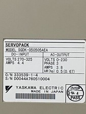 Yaskawa SGDK-050505AEA Servopack Umrichter