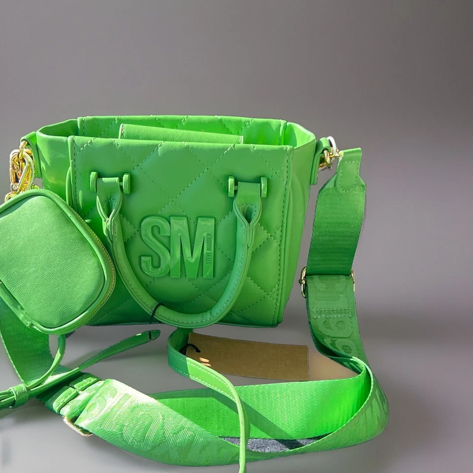Steve Madden green flare bbadi crossbody DT617030 NWT spring Summer $68 Purse