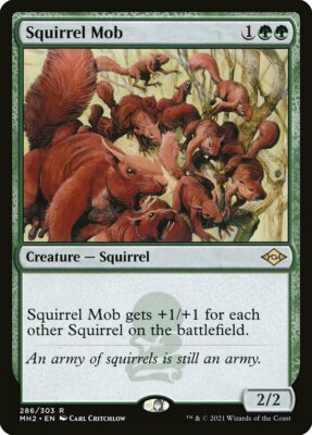  Squirrel Mob     Mtg Magic English NM