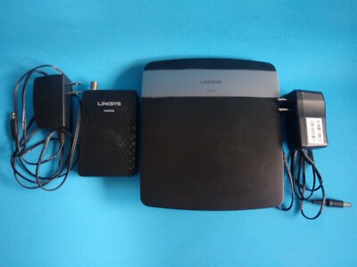Linksys N600 Dual Band Wireless Wi-Fi Router 300 Mbps 4-Port 10/100 + Free Modem