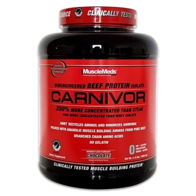 MuscleMeds Carnivor Beef Protein Isolate 1898 g 56 Portionen Rindfleischprotein