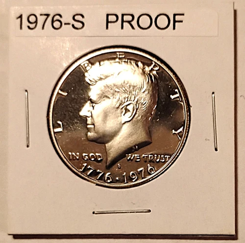 🧿 1976-S PROOF KENNEDY HALF DOLLAR....FROSTED BU?....WOW! 👈🤩