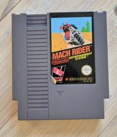 Mach Rider Nintendo NES Black Box Game Boxed PAL UK Mattel Version 