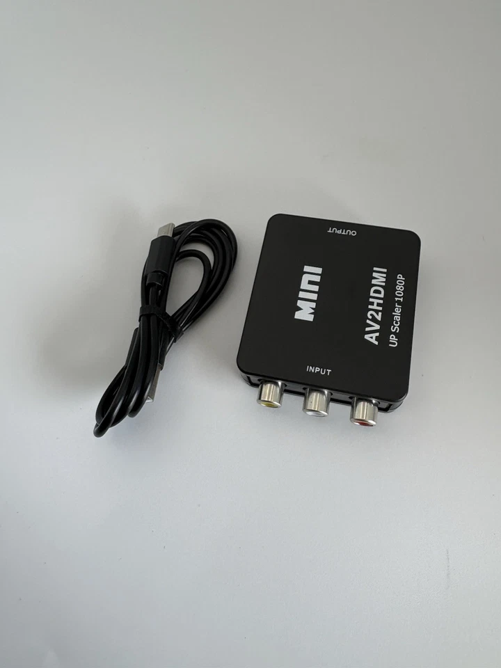 Mini AV2HDMI Converter RCA Composite to HDMI 1080P Up Scaler Adapter - Image 4 of 4