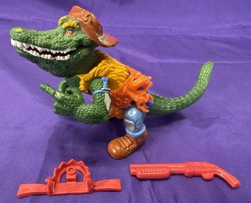 Leatherhead Vintage 1989 Playmates TMNT Teenage Mutant Ninja Turtles READ