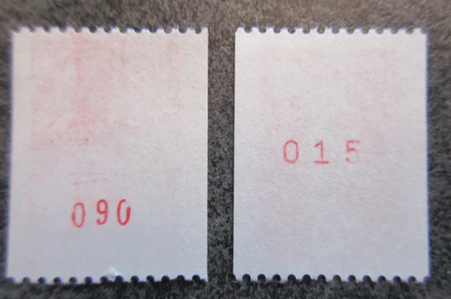 FRANCE stamp ROULETTE with red number MARIANNE new ** VGC lot LH108 09
