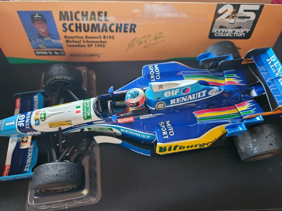 1/18 Minichamps Benetton B195 Michael Schumacher 1995 World Champion - Image 3 of 4