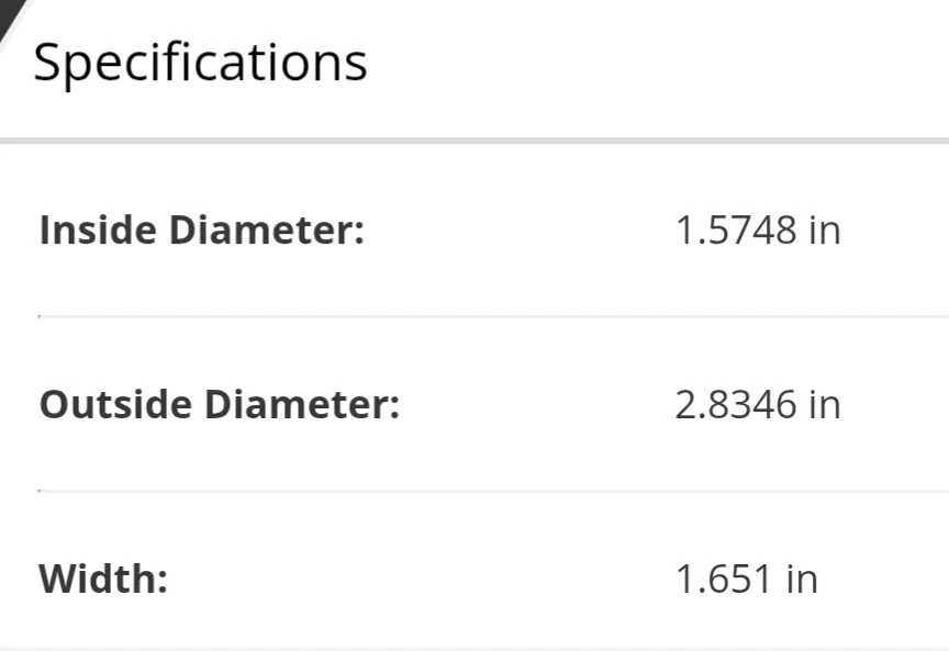 Driveshaft Carrier Bearing - Chevy, GMC, Dodge, (1996-2018) National HB-108-D - Image 3 of 4