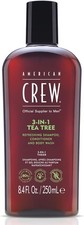 Image of American Crew 3-in-1 Shampoo, Conditioner & Body Wash Tea Tree 250ml