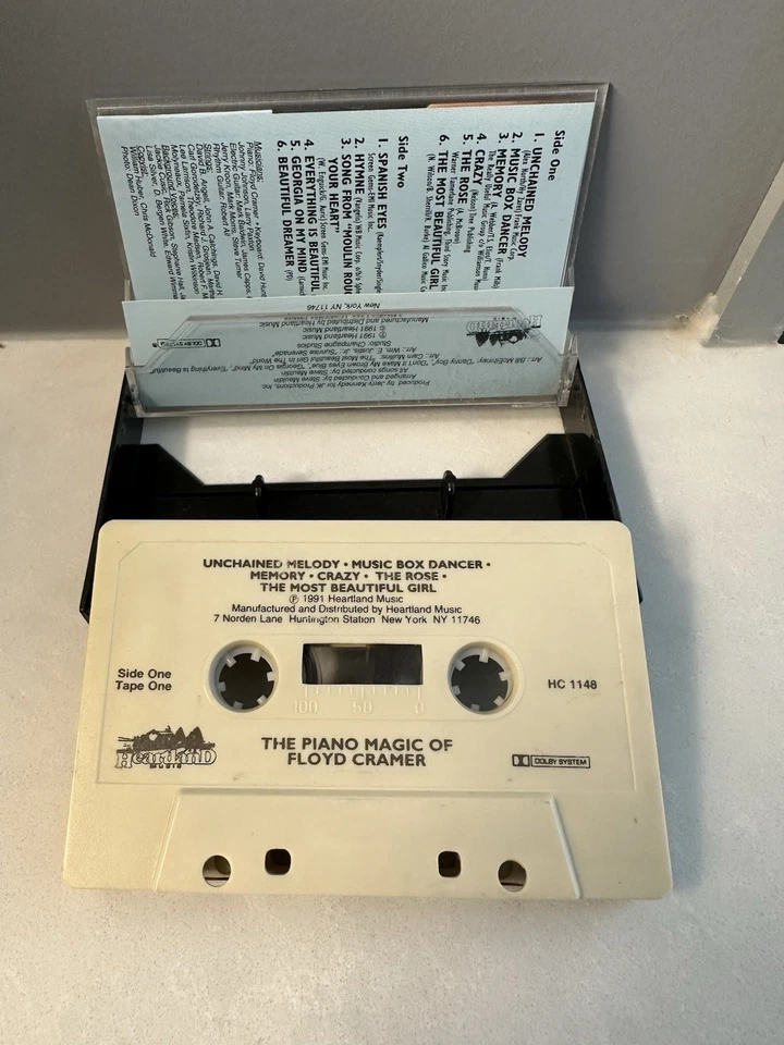 The Piano Magic of Floyd Cramer Tape One 1991 Heartland Music Cassette Foto 2 de 2
