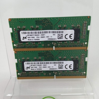 Micron 1901 16GB (2x8GB) RAM DDR4 2666MHz MTA8ATF1G64HZ-2G6E1 901