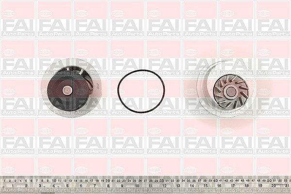 FAI AutoParts Wasserpumpe, MotorküHlung U.A. FüR Cadillac, Chevrolet, GM Korea-image