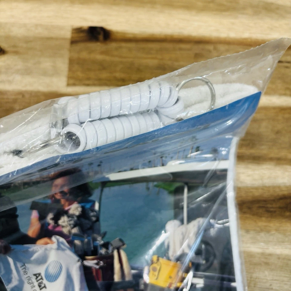 Toalla caddie de golf AT&T vintage años 90 nueva en paquete **para fanáticos de Jordan Spieth** Foto 3 de 4