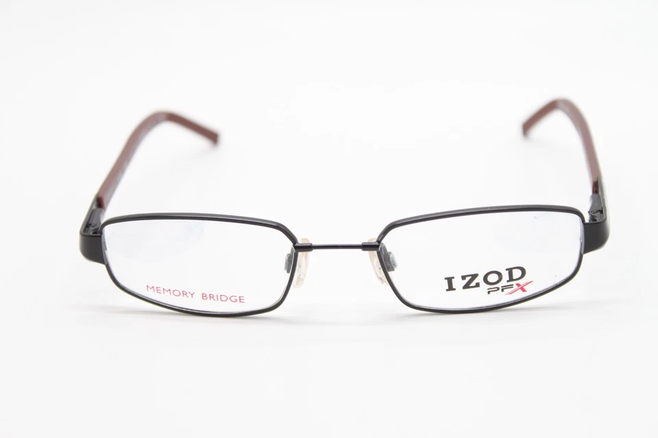 NEW IZOD PFX CV X 100 BLACK MATTE BROWN AUTHENTIC EYEGLASSES 47-18 - Image 2 of 4