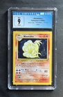 1999 Pokemon Base Set Ninetales #12 Holo Rare ERROR SQUARE CUT CGC 9 MINT