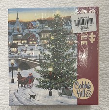 NEW Cobble Hill 500 Piece PUZZLE Titled VILLAGE TREE 19x26