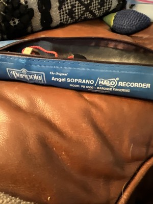 Peripole Angel Soprano Recorder Halo PB 6000 Baroque Fingering w/ Bag