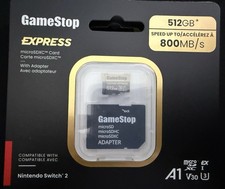 Nintendo Switch 2 GameStop 512GB MicroSD Express Card
