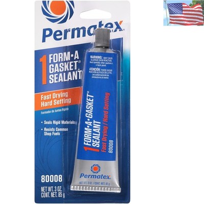 Permatex Form-A-Gasket 80008 Sealant 3 oz - Water Resistant for All Materials