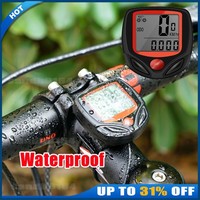 Bicycle Speedometer Mountain Bike LCD Computer Backlight Odometer Waterproof