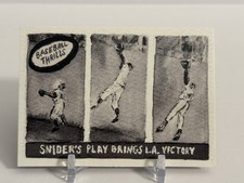 Duke Snider 2024 Topps Spotlight By Andy Friedman GREYSCALE /49 LA Dodgers #65
