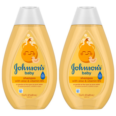 Johnson's Baby Shampoo Aloe Vitamin B5 Tear-Free 13.6 fl oz 2-Pack