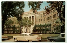 Vintage Rochester Medical School Main Entrance Photochrome Postcard