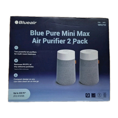#ad Blue Pure Mini Max Air Purifier 2 pack By Blueair $49.99