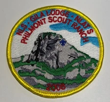 2008 Philmont   OA Lodge 378 Gila event Patch Texas Boy Scout MX2