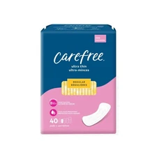 Carefree Pads Ultra Thin - Regular - Wingless - 40 count