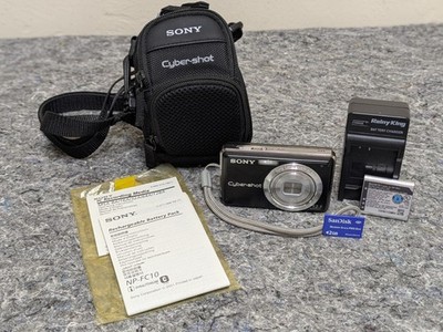 Sony Cyber-shot DSC-S980 12.1MP Digital Camera BUNDLE w Charger Memory Batt Case