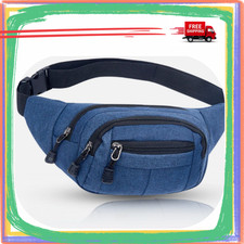Men Women Waist Bum Bag Unisex Fanny Pack Holiday Travel Money Belt Wallet Pouch