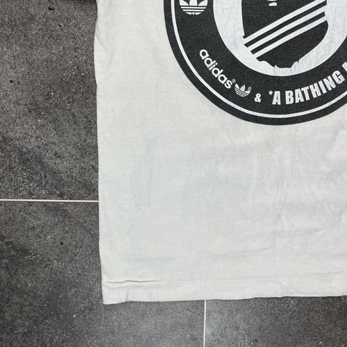 Bape x Adidad Short Sleeve T Shirt Tee A Bathing Ape - Size Medium - Picture 4 of 8