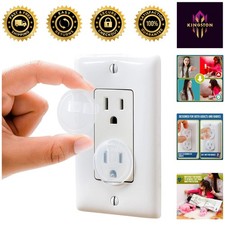 Durable 50-Pack Baby Safety Outlet Covers Easy Install Child Proof Protectors