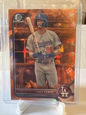 Jose Ramos 2022 Bowman Chrome Sapphire Edition Orange  /25! Dodgers