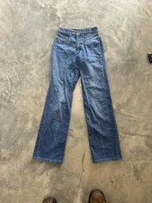 Vintage 70s Landlubber Rare Straight Leg Denim Jeans Size 0 24in Waist