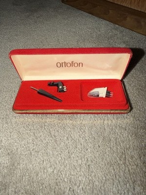 Ortofon Cartridge & Stylus Set Black White Dual Color Audio Replacement Kit